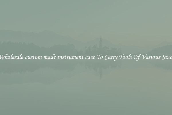 Wholesale custom made instrument case To Carry Tools Of Various Sizes