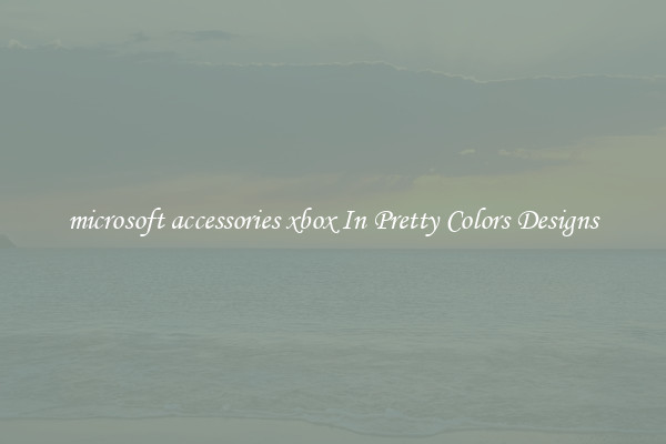 microsoft accessories xbox In Pretty Colors Designs