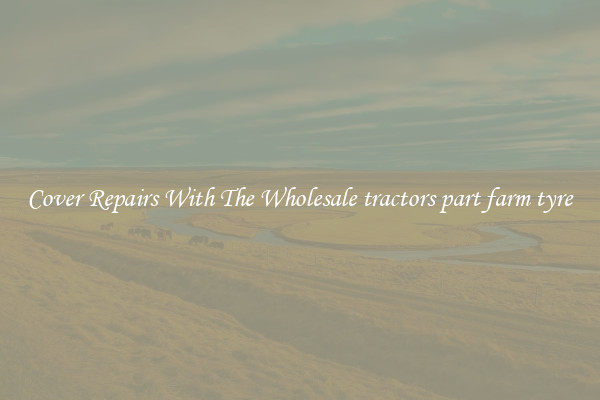  Cover Repairs With The Wholesale tractors part farm tyre 